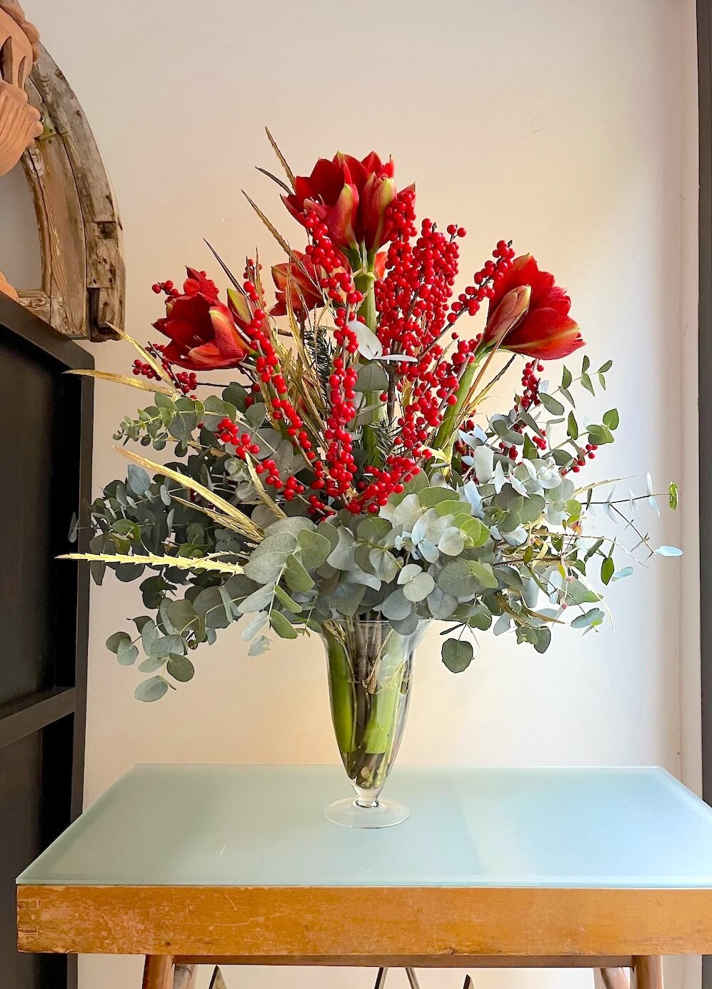 Copa alta de Navidad