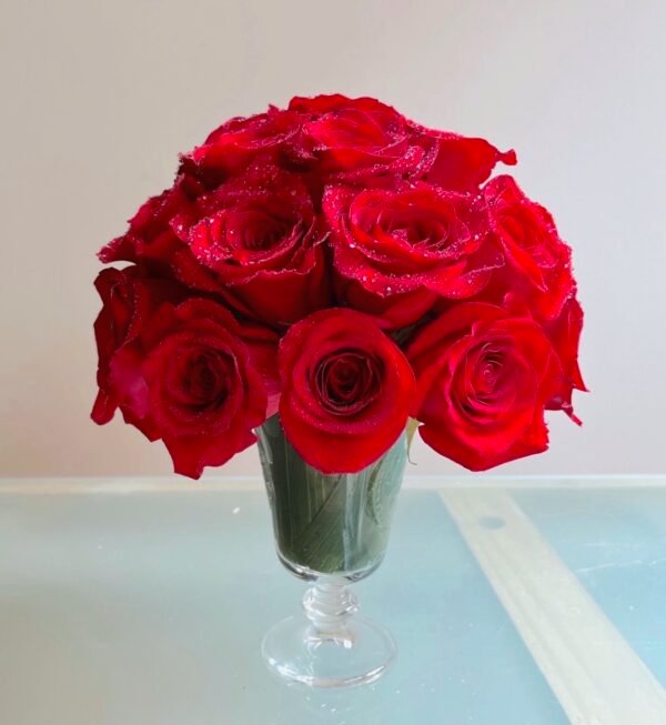 Copita de Rosas rojas