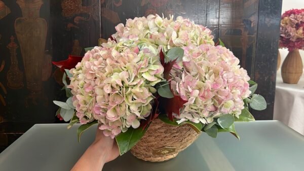 Hortensias en cesto - Imagen 2