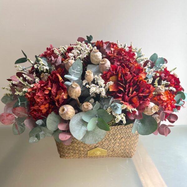 Hortensias y otras flores