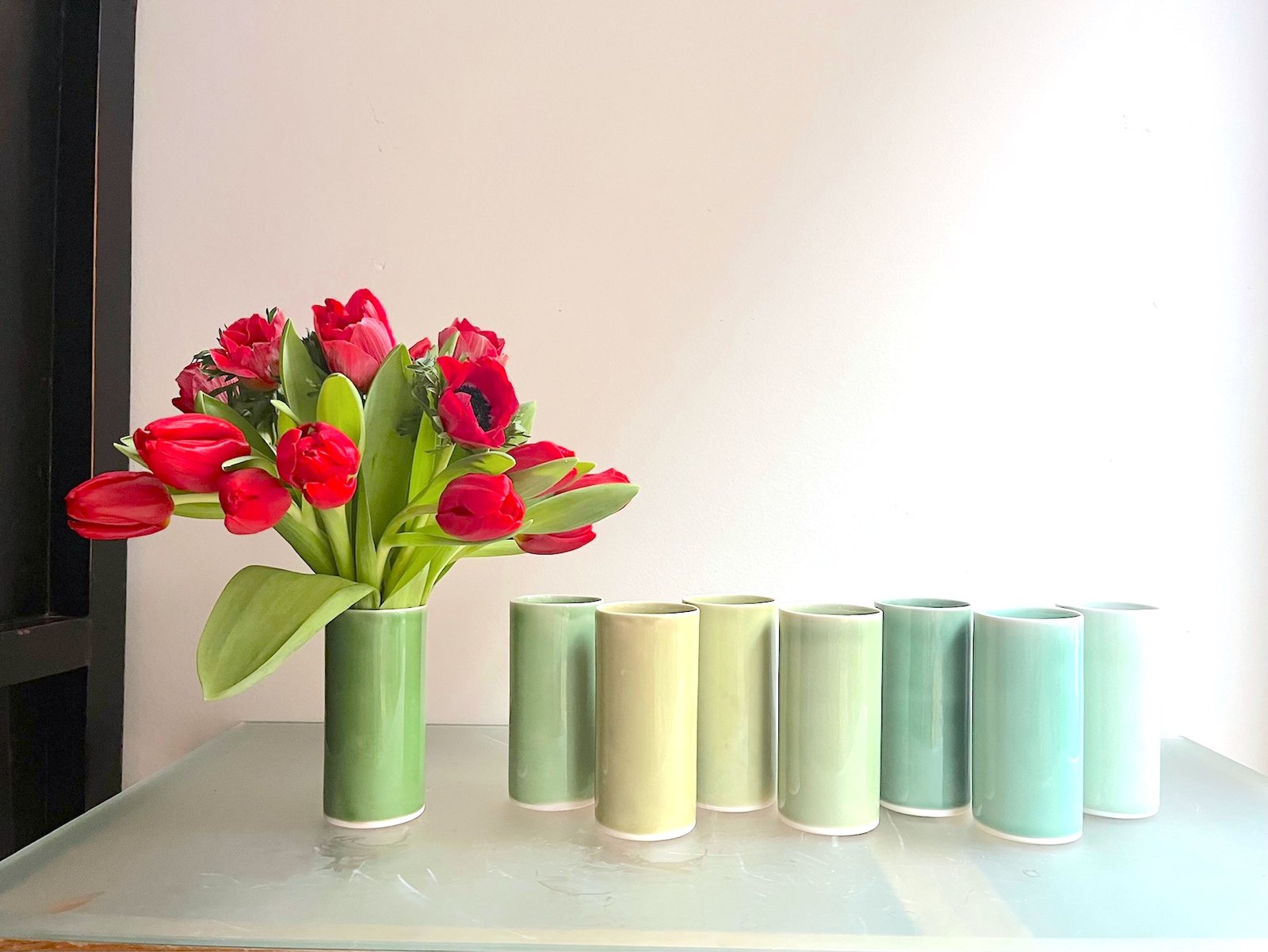 Flores de temporada & porcelana