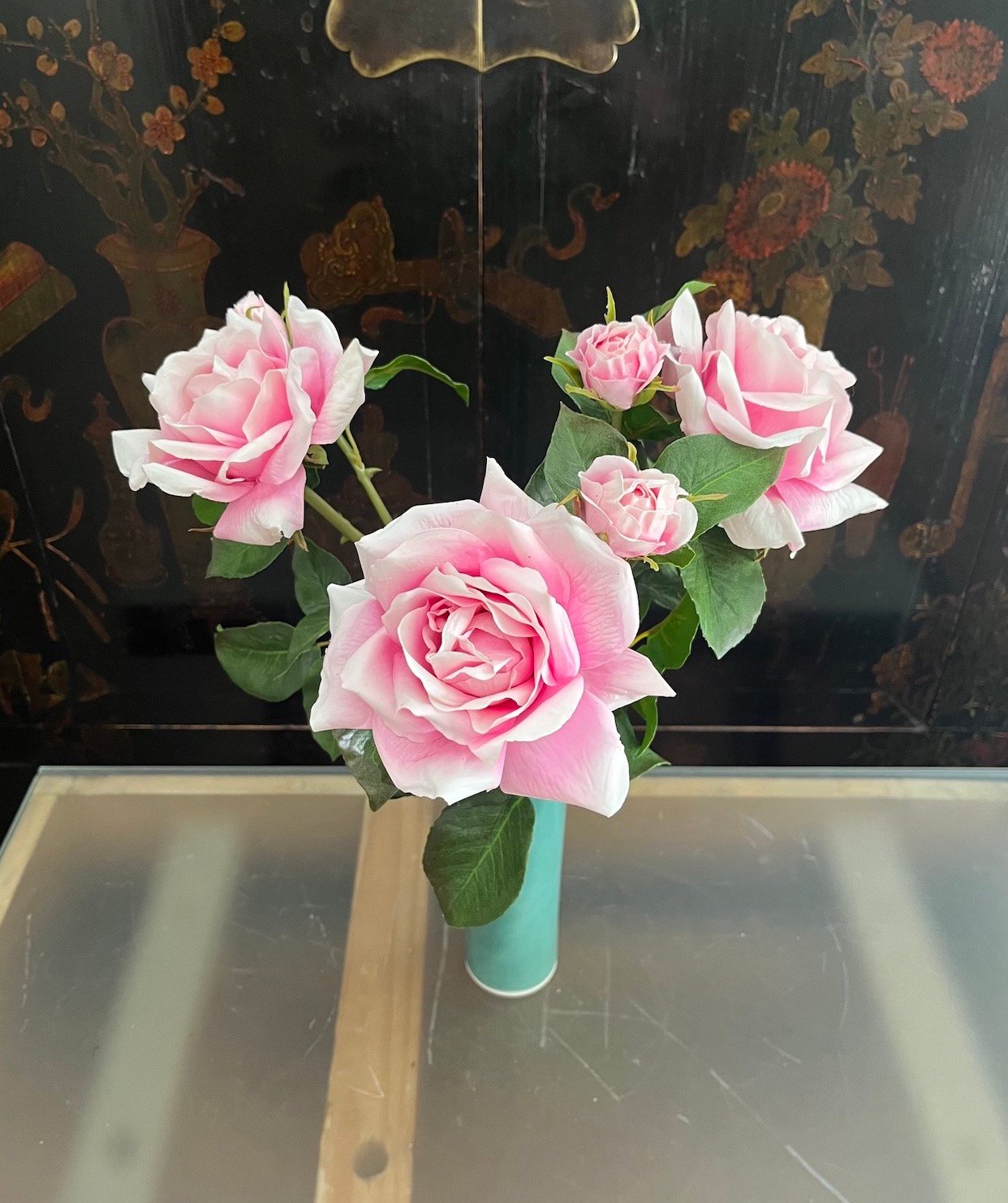 Rosas de tela